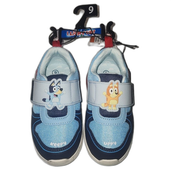 Bluey Toddler Boys' Light Up Slip On Sneakers Size 9 - Picture 8 of 8